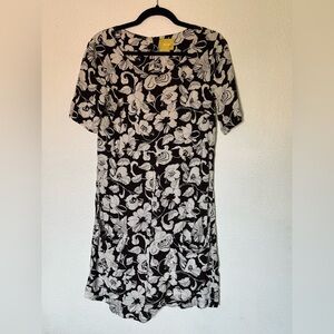 Anthropologie Maeve Zola rayon shift dress size 6